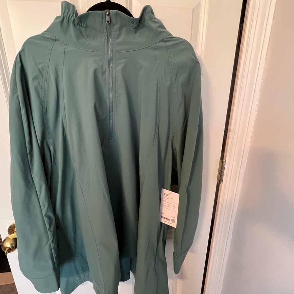 New Athleta  Advantage Poplin Top Pull Over Jacket